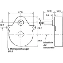 McLennan Servo Supplies Ovoid Gearbox 50:1 Gear Ratio, 0.8 Nm Max Torque, 100rpm Max Speed P5-G17L82