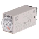 Omron DIN Rail Timer Relay 4-Contact 24V AC, 125V DC, 0.1–3 min ON Delay, 4PDT H3Y-4 AC24 3M