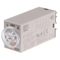 Omron DIN Rail Timer Relay, 4-Contact, ON Delay, 2–60 s, 100–120V AC, 125V DC, 5A, 4PDT, IP40, H3Y-4 100-120VAC 60S