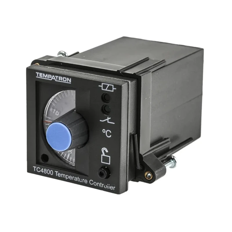 Tempatron Panel On-Off Temperature Controller, 1 Output Relay, 24V AC, 110/230V Supply, LED Display TC4830-52-110/230VAC
