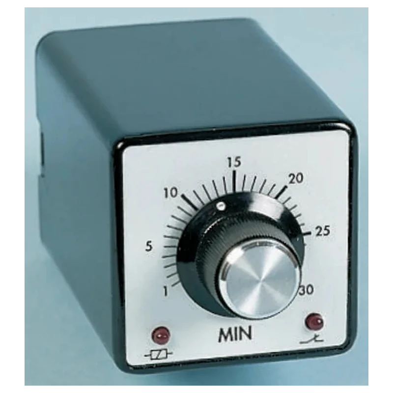 Tempatron 2B Series Timer Relay DPDT, 2-Contact, 240V AC, 3 to 60 min, IP40, 8-Pin, ON Delay, 10A 2BDE60MLP240VAC