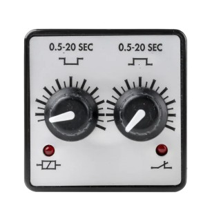 Tempatron Timer Relay DPDT 2BDC20SLP20SLP240VAC, 2-Contact, 240V AC, 0.5–20 s, 1-Function, 8-Pin, IP40