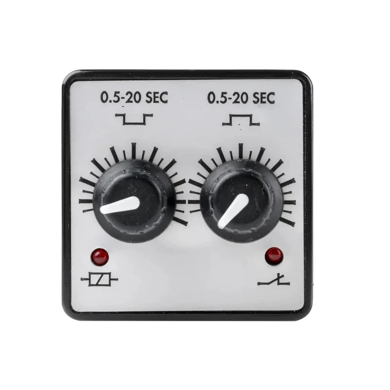 Tempatron Timer Relay DPDT 2BDC20SLP20SLP240VAC, 2-Contact, 240V AC, 0.5–20 s, 1-Function, 8-Pin, IP40