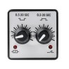 Tempatron Timer Relay DPDT 2BDC20SLP20SLP240VAC, 2-Contact, 240V AC, 0.5 - 20 s, 1-Function, 8-Pin, IP40