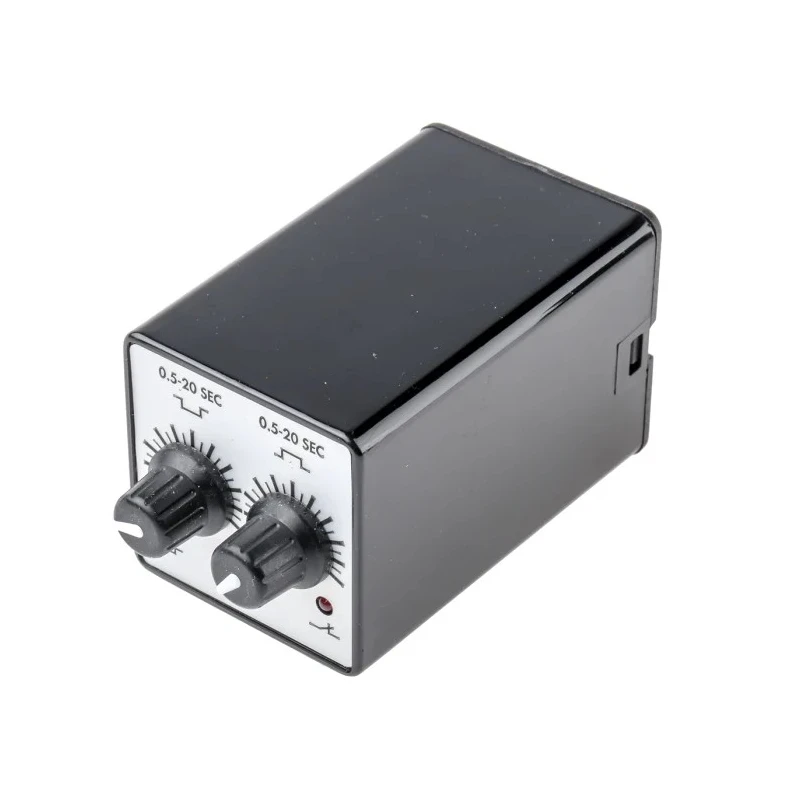 Tempatron Timer Relay DPDT 2BDC20SLP20SLP240VAC, 2-Contact, 240V AC, 0.5–20 s, 1-Function, 8-Pin, IP40