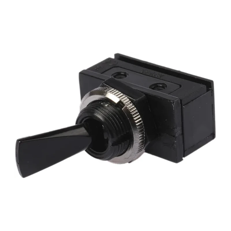 Arcolectric (Bulgin) Ltd Toggle Switch Panel Mount SPST On-Off 16A 250V AC Tab Terminal IP40 Polycarbonate C1700HOAAG