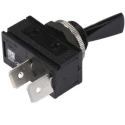 Arcolectric (Bulgin) Ltd Toggle Switch Panel Mount SPST On-Off 16A 250V AC Tab Terminal IP40 Polycarbonate C1700HOAAG