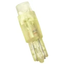 JKL Components Yellow Indicator Lamp 12V DC Wedge Base 4.5 mm Diameter LE-0504-01Y