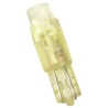 JKL Components Yellow Indicator Lamp 12V DC Wedge Base 4.5 mm Diameter LE-0504-01Y