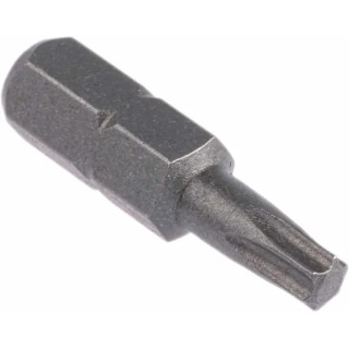 RS PRO Screwdriver Bit T20 Hex Drive 6.35 mm Tip Chrome Vanadium Steel 25 mm Length 1 Pc 619-733
