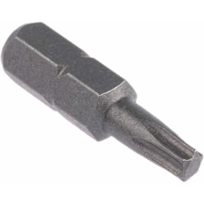 RS PRO Screwdriver Bit T20 Hex Drive 6.35 mm Tip Chrome Vanadium Steel 25 mm Length 1 Pc 619-733