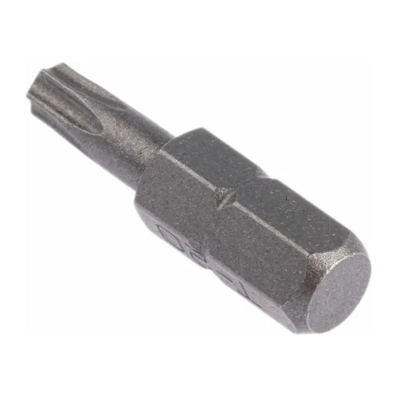 RS PRO Screwdriver Bit T20 Hex Drive 6.35 mm Tip Chrome Vanadium Steel 25 mm Length 1 Pc 619-733