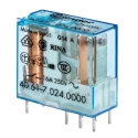 Finder PCB Power Relay 24V DC Coil, 16A Switching Current, SPDT, Through Hole, Silver Alloy Contacts 40.61.7.024.0000