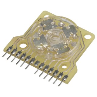 Lorlin Rotary Switch Wafer PCB Mounting PT602-011, Shaft Diameter 6mm, Terminal Spacing 2.54mm, RoHS, UK