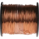 RS PRO Enamelled Copper Wire, 0.78 mm OD, 0.71 mm Cross Sectional Area, 120 m Reel, 155°C, Single Core 357-766