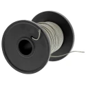 RS PRO Braided Wire, 0.5 mm² CSA, 1.9 x 0.6 mm Flat Tin Copper Wire, 25 m Reel, BS4109 358-006