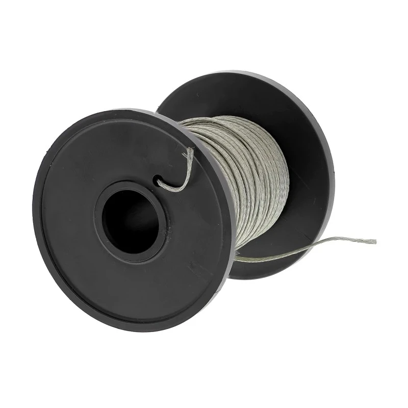 RS PRO Braided Wire, 0.5 mm² CSA, 1.9 x 0.6 mm Flat Tin Copper Wire, 25 m Reel, BS4109 358-006