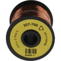 RS PRO Enamelled Copper Wire, 0.78 mm OD, 0.71 mm Cross Sectional Area, 120 m Reel, 155°C, Single Core 357-766