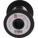 RS PRO Tin Copper Wire 0.56 mm OD, Single Strand, 91.3 m Reel, Corrosion Resistant 355-085