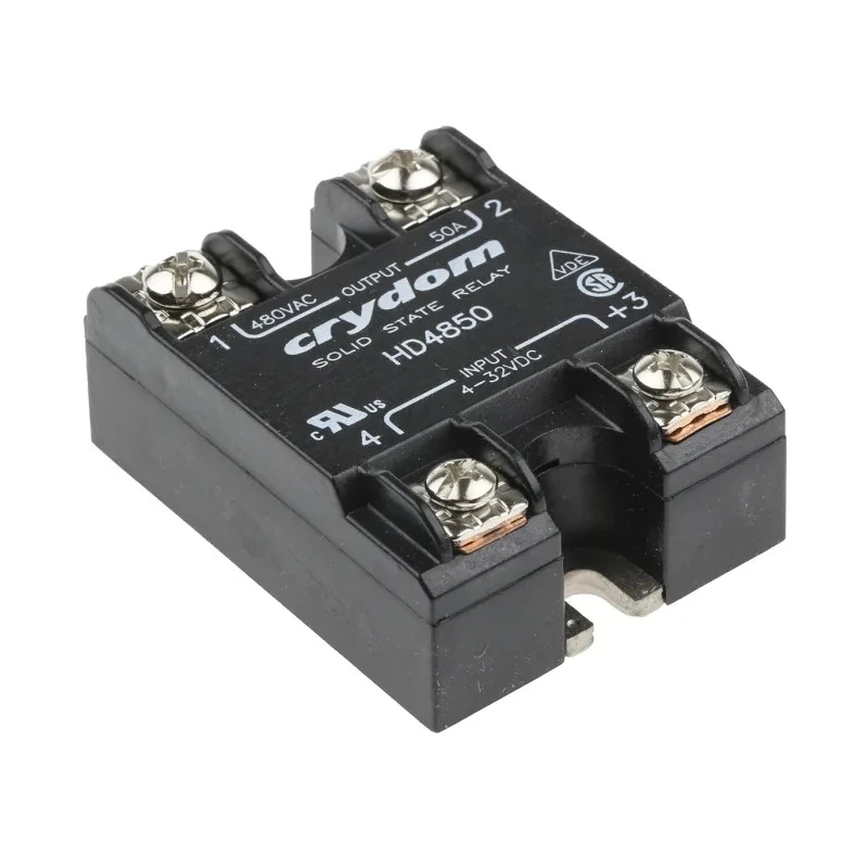 Crydom HD Series Solid State Relay 50A, Panel Mount, 48–530V AC Load, 32V Control, HD4850
