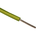 RS PRO RIGID BU Series Single Core Hook Up Wire, Green/Yellow, 15 AWG, 1 x 1.38 mm Strand, 100 m, PVC Insulation 359-021