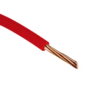 RS PRO Flexible BK Series Red Hook Up Wire 13 AWG, 7 x 0.67 mm Stranded, 100 m, PVC Insulation, 600 V, 359-093