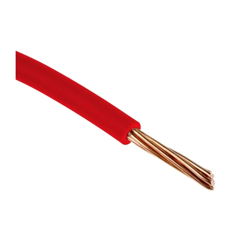 RS PRO Flexible BK Series Red Hook Up Wire 13 AWG, 7 x 0.67 mm Stranded, 100 m, PVC Insulation, 600 V, 359-093