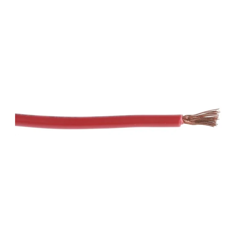 NEUTRAL H07V-K Series Red Hook Up Wire, 15 AWG, 30 x 0.25 mm Strands, 100 m, PVC Insulation, 750V, Flame Retardant 361-822