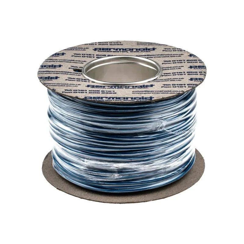 RND H07V-K Series Blue Hook Up Wire, 13 AWG, 50 x 0.25 mm Strands, 100 m, Polyvinyl Chloride 361-866