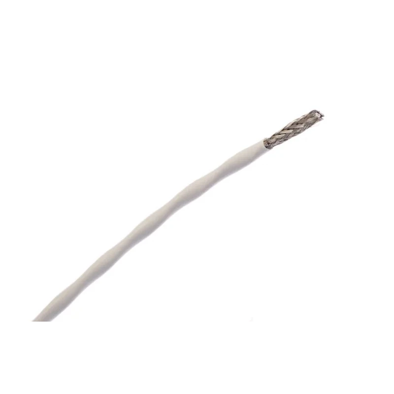 TE Connectivity SPEC 44 Series Data Cable, 1 Pair, 100m, Polyvinyl Fluoride Jacket, 600V, Flame Retardant 44A1121-22-0/9-9