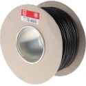 RS PRO H07V-K Series Black Hook Up Wire 15 AWG 30 x 0.25 mm 100 m Polyvinyl Chloride 750V 361-787