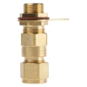 Peppers Black Brass Cable Gland M20 Thread, 11.5–16 mm Range, IP66 ATEX E1WFK2/20S/M20