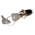 Lorlin DPDT Key Switch, 1A, 2 Way, Random Key, Zinc Alloy Housing, 24V DC/115V AC SRL5JD2
