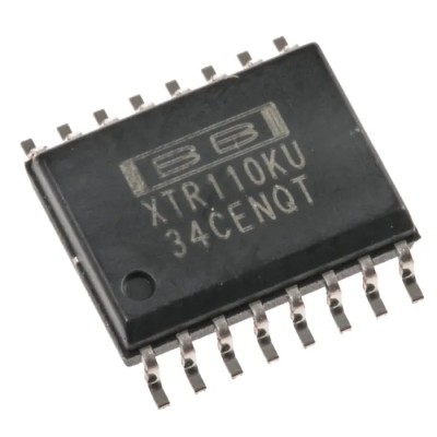 Texas Instruments Current Loop Transmitter XTR110KU, 4mA–20mA, Surface Mount SOIC, 16-Pin, 13.5–40V