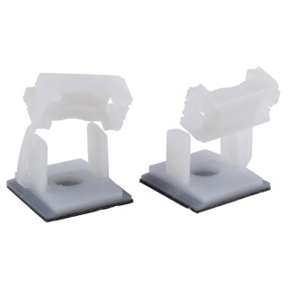 Thomas & Betts Cable Tie Mount, Self-Adhesive, Polyamide 66, 24mm x 24mm, Natural, -40°C to 85°C, TC5350A
