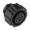 TE Connectivity Circular Connector Plug, Female, 8 Contacts, Cable Mount, Standard Size, IP67, CPC Series, 250V 205838-1