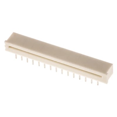 Molex 30 Way Female Right Angle FPC Connector, 1.25 mm Pitch, ZIF, Through Hole, 200V, 1A, Solder, 39-53-2304