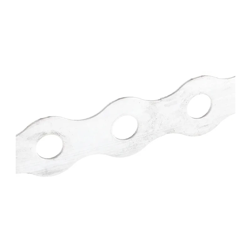 RS PRO Galvanised Steel Fixing Strap 10m x 18mm Perforated Carbon Steel 377-338