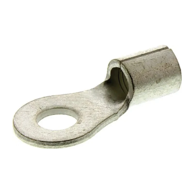 TE Connectivity Solistrand Uninsulated Ring Terminal M10 Stud Size 2 AWG Copper Tin-Plated 160002
