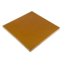 Tufnol Brown Synthetic Resin Bonded Fabric Plastic Sheet, Phenolic Resin, Weave Cotton, 285 mm x 285 mm x 16 mm 374-446