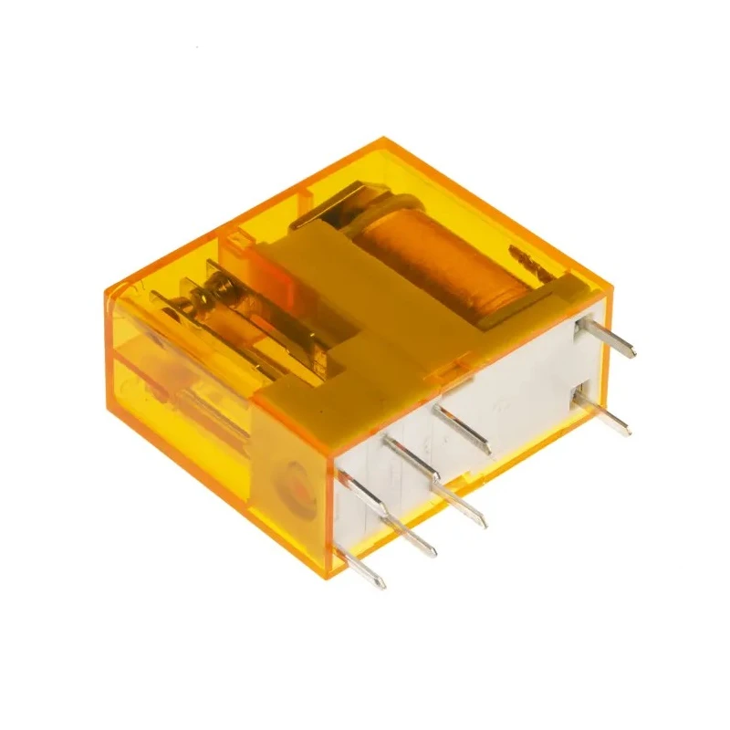 Finder PCB Power Relay 230V AC Coil 8A DPDT 40 Series Solder Terminal 40.52.8.230.0000