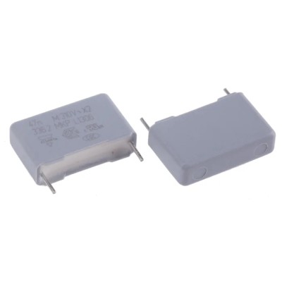Vishay MKP 336 Film Capacitor X2, ±20% Tolerance, 47 nF, 630V DC, 310V AC, Through Hole BFC233620473