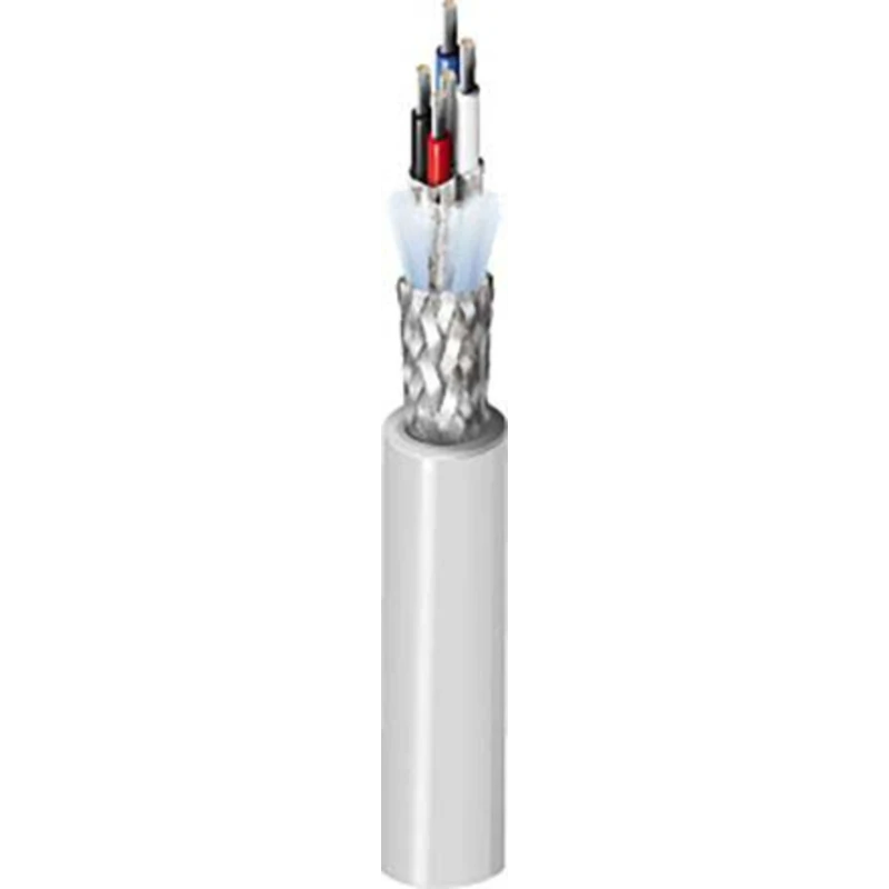 Belden Multi-Core Industrial Cable, 2 Pairs, 4 Cores, 0.5 mm², 100m, Low Smoke Zero Halogen, Green Sheath YE00906