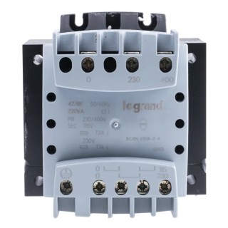 Legrand Chassis Mount Transformer, 1 Output, 220 VA, 115/230 V Primary Secondary, 110x96x115 mm, Model 0 427 89