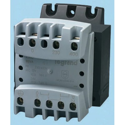 Legrand 2 Output Chassis Mount Transformer 310 VA 2 x 12 V AC 230–400 V Primary IEC/EN 61558 0 428 45