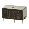 Omron PCB Power Relay 5V DC Coil, 5A Switching Current, SPST, Subminiature, G6B-1114P-US-SV DC5