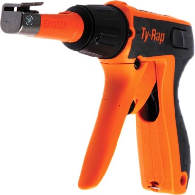 Thomas & Betts Cable Tie Gun 4.8 to 7.6 mm Capacity Polymer Adjustable Tension 360° Rotating Nose 7TAA131790R0000 ERG120