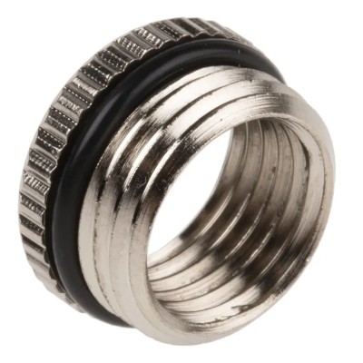 Lapp Nickel-Plated Brass Conduit Fitting PG9 to PG7 53102011+52003750