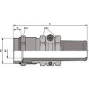 Lapp SKINDICHT Series 50 Cable Gland PG7, Nickel-Plated Brass, IP65, -20°C to +80°C, 50 Pieces 52000990+52003490