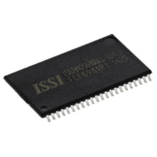 ISSI 4MB SRAM Memory IC, IS62WV25616BLL-55TLI, TSOP, Asynchronous, 2.5–3.6V